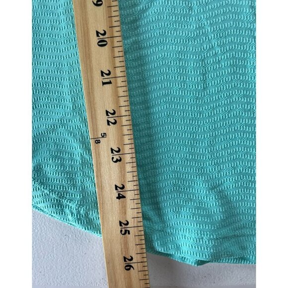 KIRKLAND Active Tee Ladies Medium V-Neck Sea Foam - Picture 3 of 3